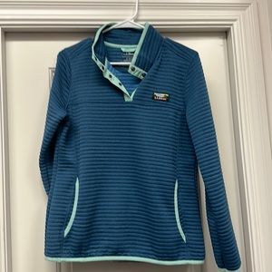 LL Bean 1/4 button pullover
